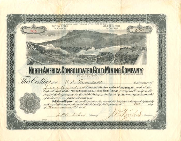 North America Consolidated Gold Mining Co.